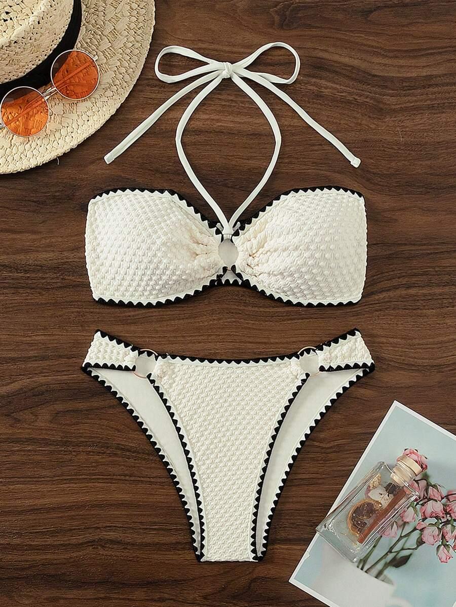 SHEIN DWUCZĘŚCIOWY STRÓJ KĄPIELOWY S09__S