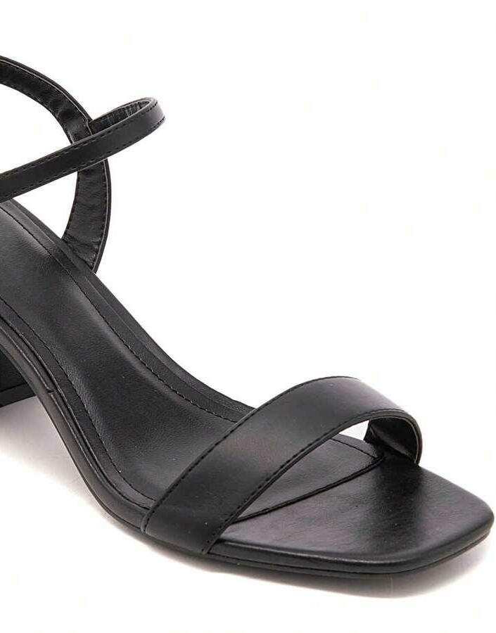 SHEIN CZARNE SANDAŁY OBCAS S06__38