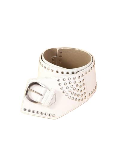 SHEIN BIAŁY PASEK IMITACJA SKÓRY S07__115