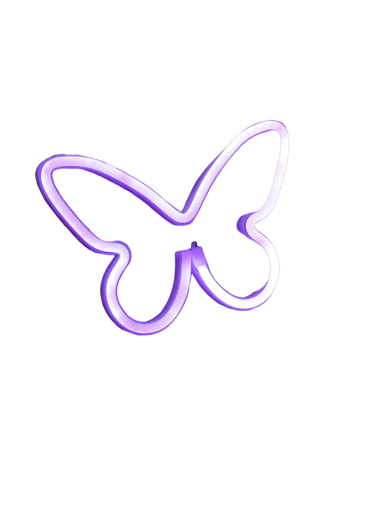 SHEIN NEON LED MOTYL S07__16X22CM