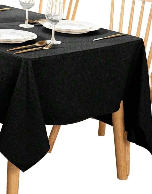 SHEIN CZARNY OBRUS NA STÓŁ S07__150X260