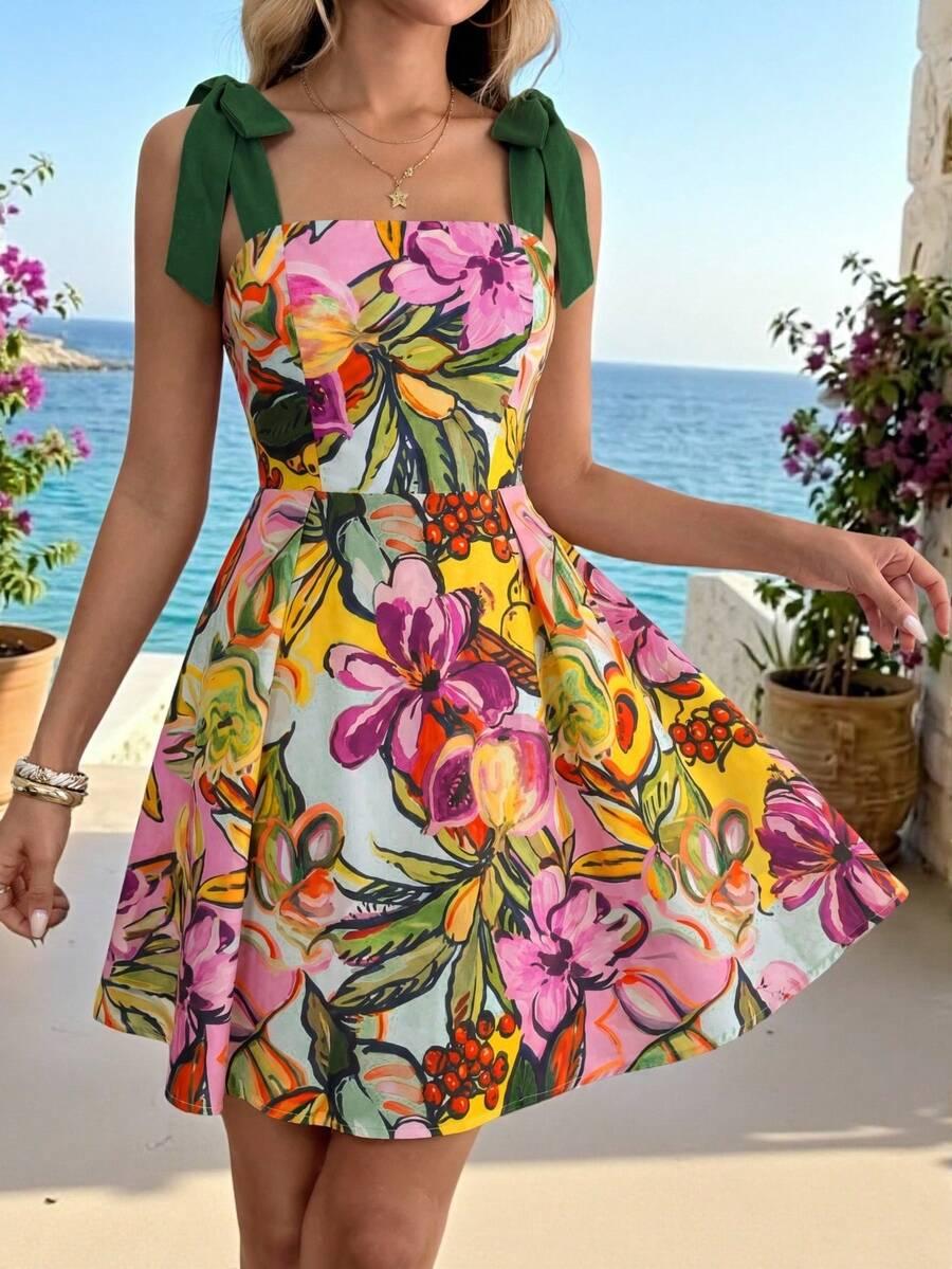 SYLVIYA MINI SUKIENKA PRINT S09__L