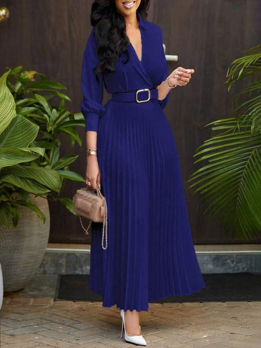 SHEIN MIDI SUKIENKA PLISY PK01__L
