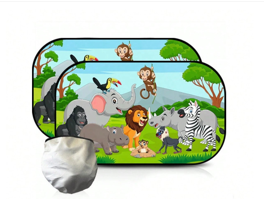 SHEIN OSŁONA PRZECIWSŁONECZNA DO SAMOCHODU WZÓR S07__31X51CM