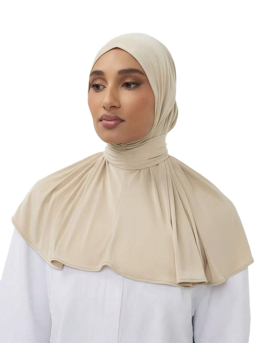 SHEIN BEŻOWA CHUSTA NA GŁOWĘ S07