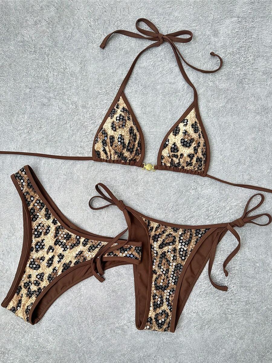 SHEIN DWUCZĘŚCIOWY STRÓJ KĄPIELOWY, MAJTKI 2-PACK S09__M