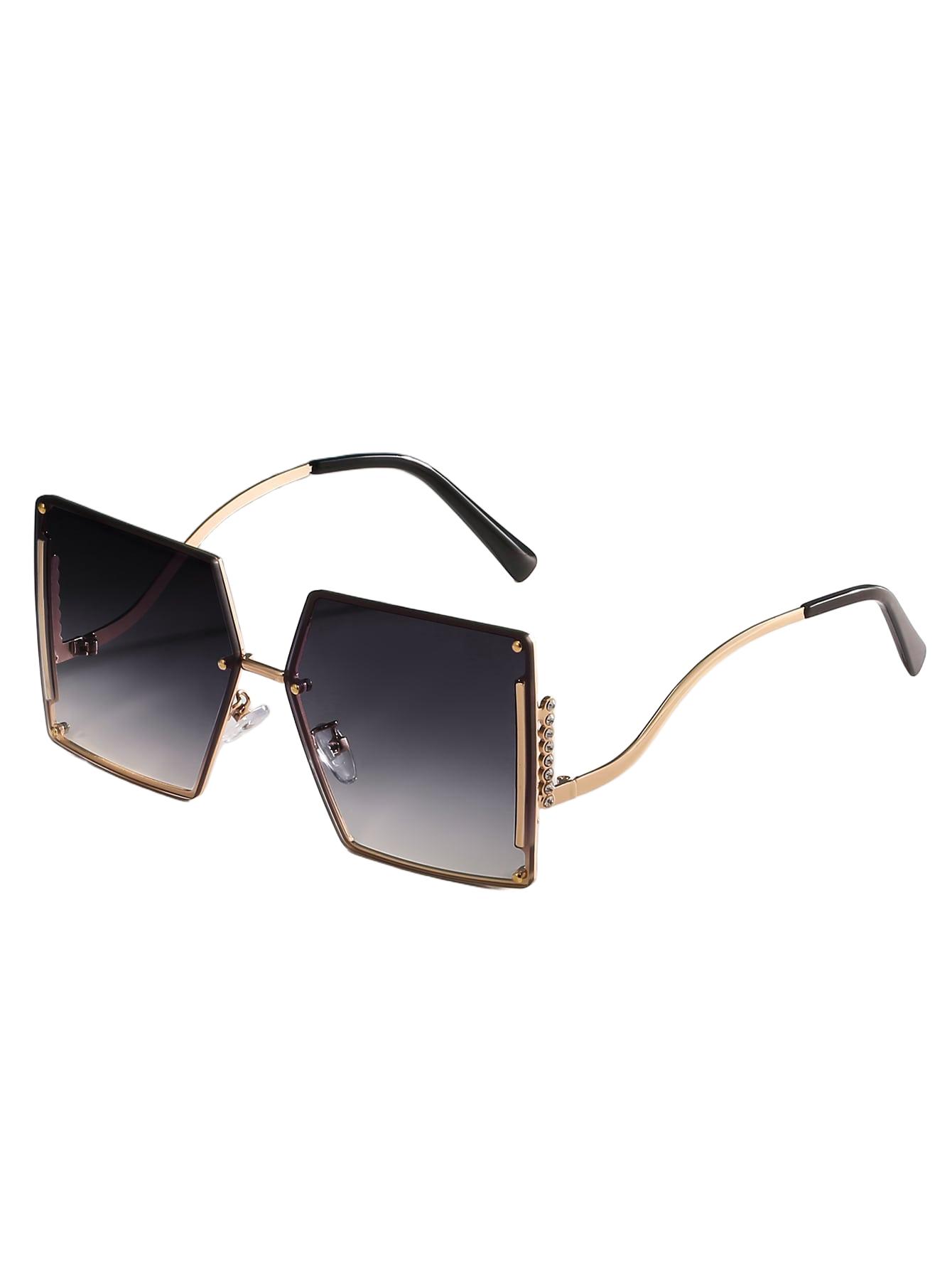 SHEIN OKULARY PRZECIWSŁONECZNE ZDOBIENIE S07