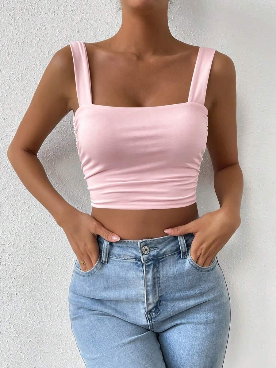 SHEIN TOP NA RAMIĄCZKACH S06__S