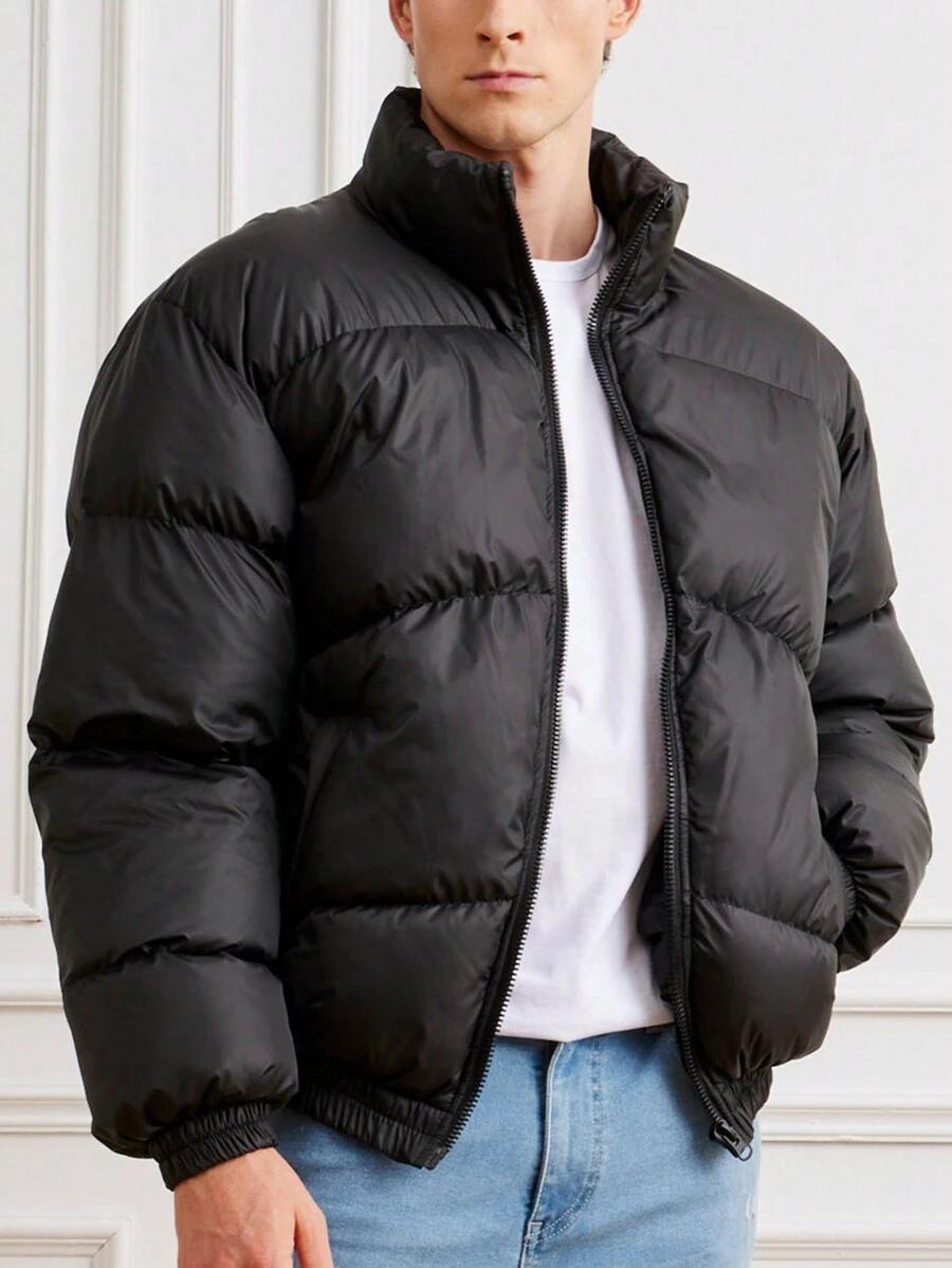 SHEIN CZARNA PIKOWANA KURTKA W01__S
