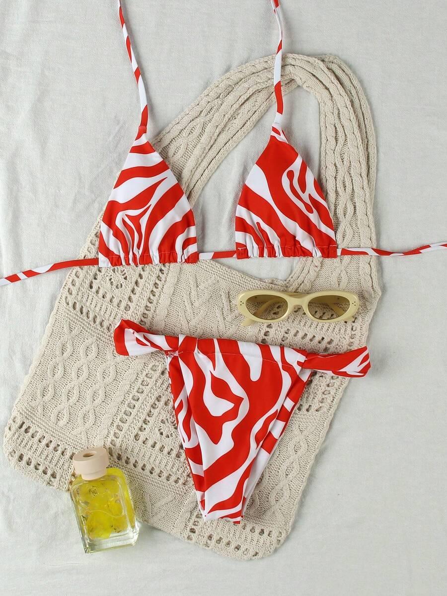 SHEIN DWUCZĘŚCIOWY STRÓJ KĄPIELOWY S09__XL