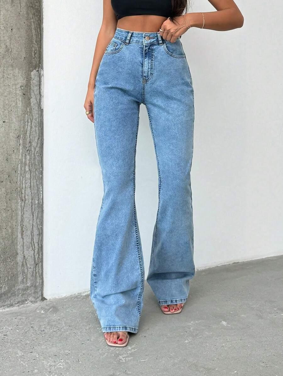 SHEIN NIEBIESKIE SPODNIE JEANS S06__S