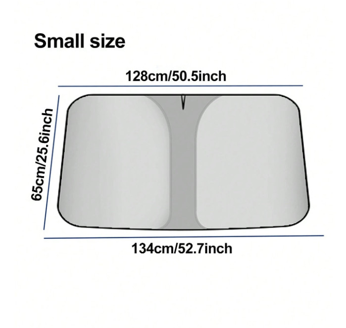 SHEIN OSŁONA PRZECIWSŁONECZNA SAMOCHODOWA S07__80X142CM