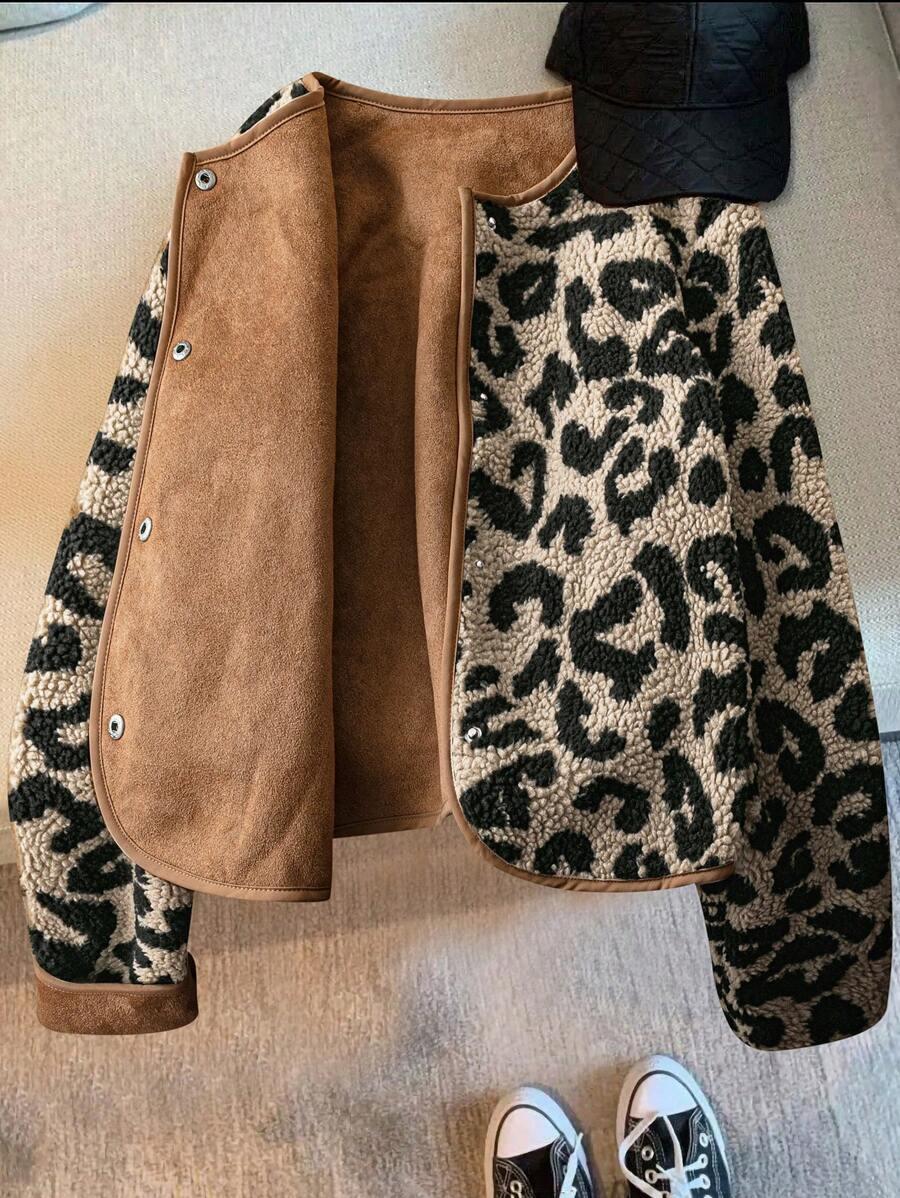SHEIN KURTKA ANIMAL PRINT S06__M