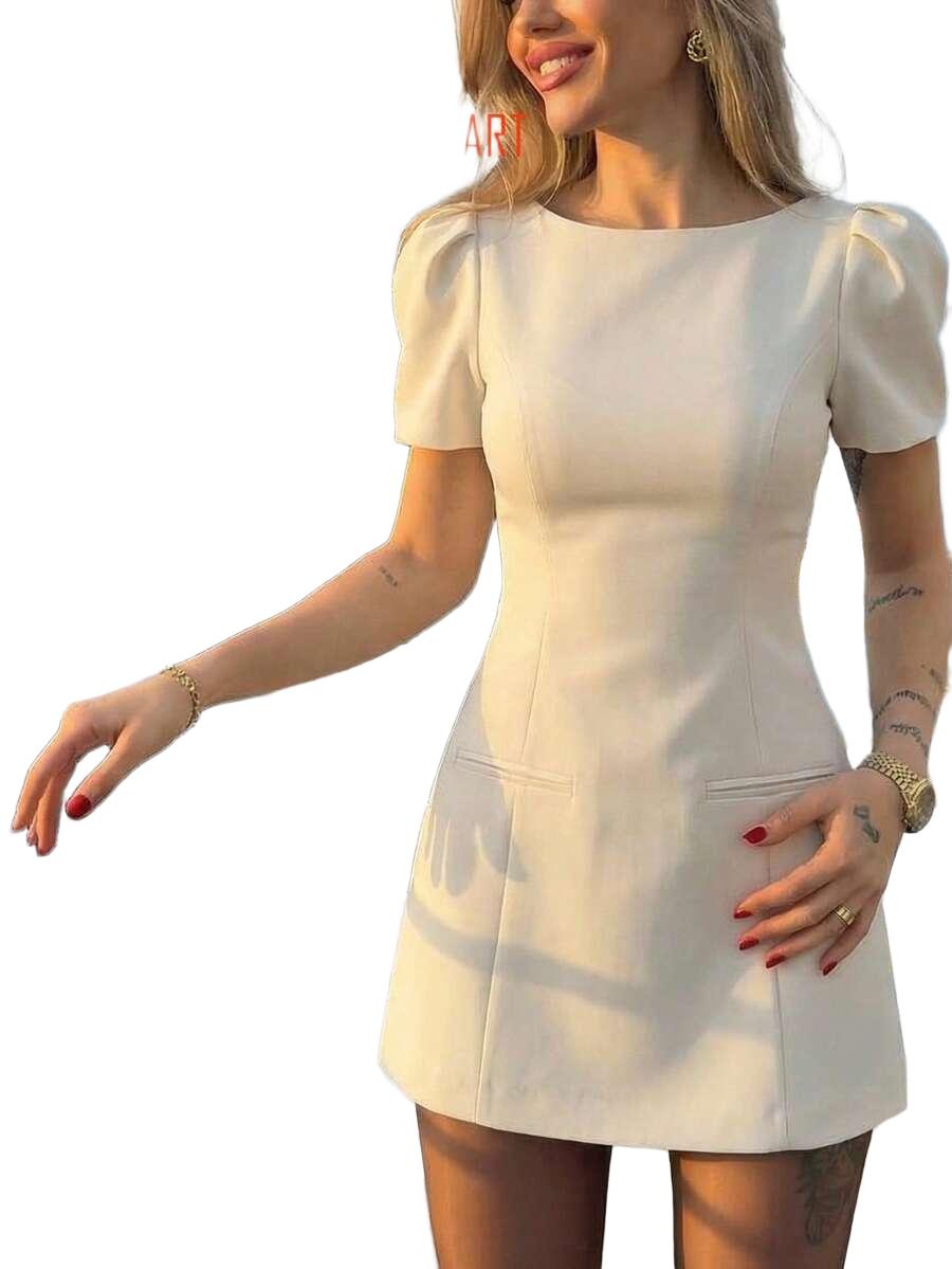 SHEIN ŻÓŁTA MINI SUKIENKA S06__XS