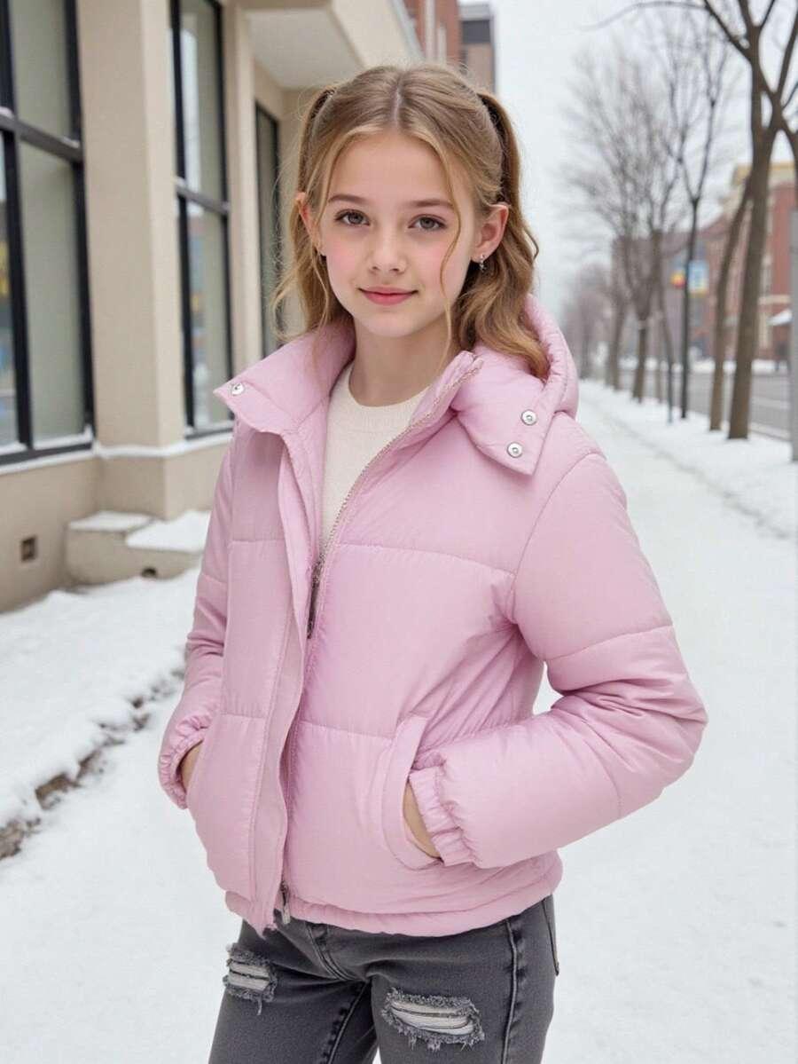 SHEIN RÓŻOWA KURTKA Z KAPTUREM ZAMEK W01__146/152