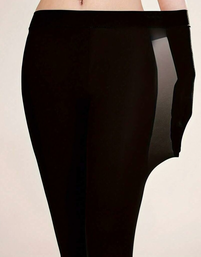 SHEIN CZARNE LEGGINSY 2-PACK S06__XL