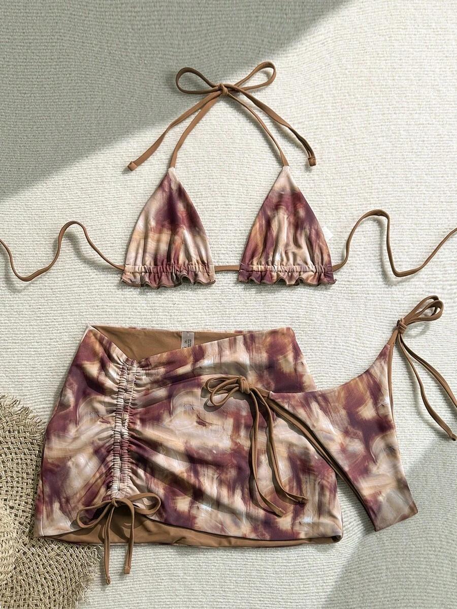 SHEIN BIKINI KOMPLET SARONG S09__S