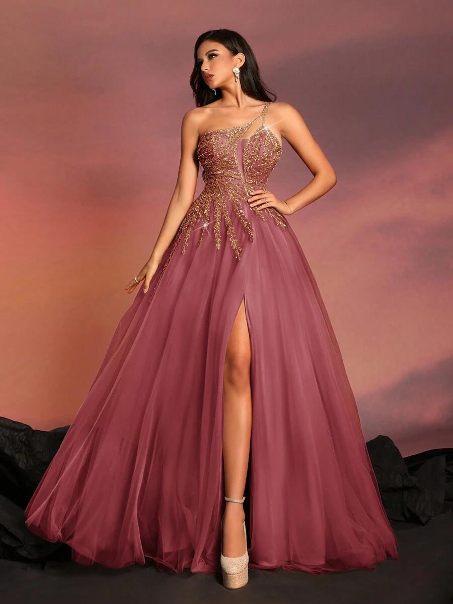 VIPGIRL MAXI SUKIENKA ZDOBIENIE S06__L