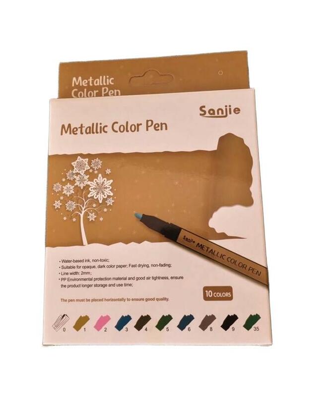 SHEIN METALICZNE MARKERY 10-PACK S07__