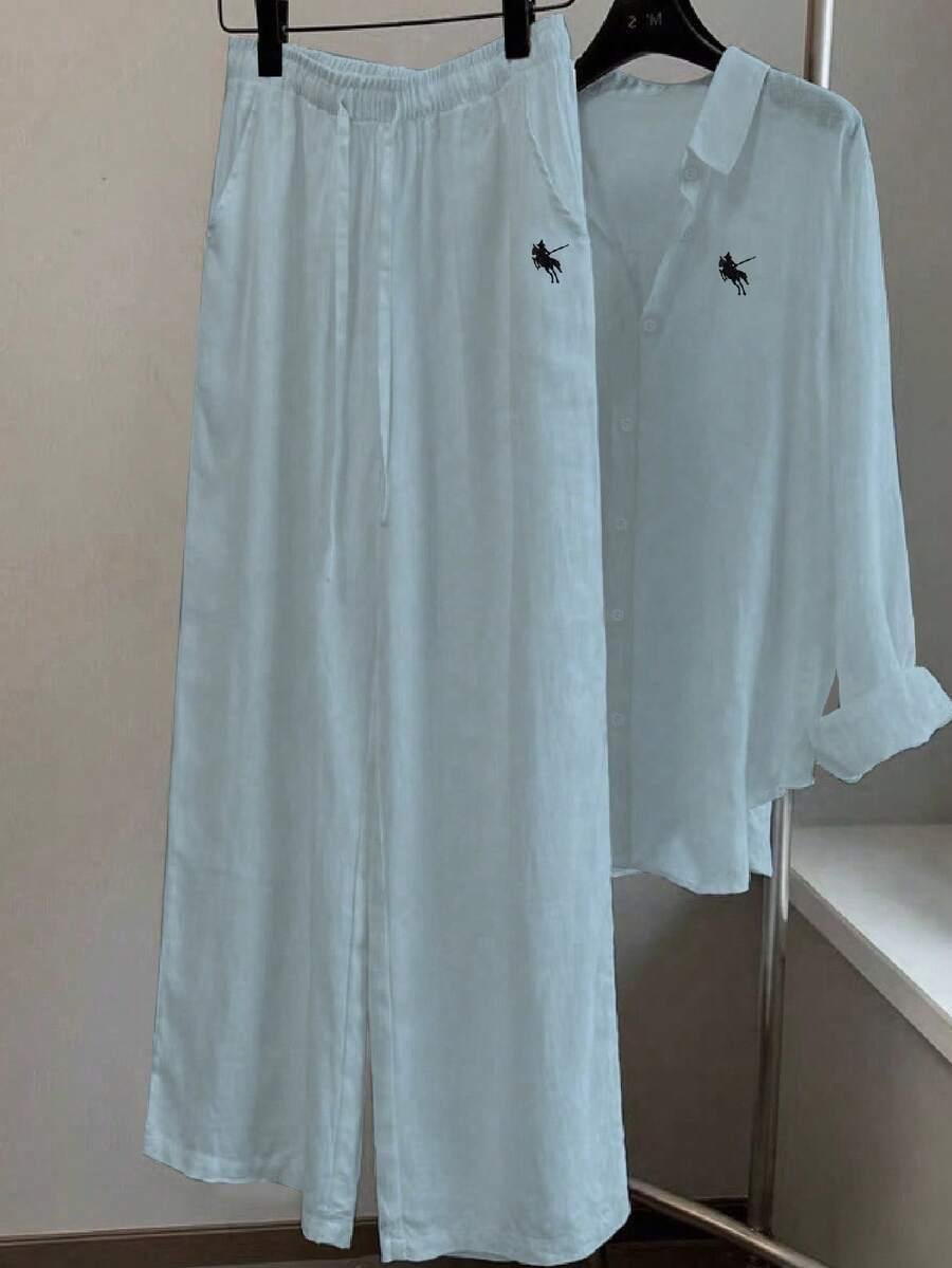 SHEIN KOSZULA SPODNIE KOMPLET S06__XL