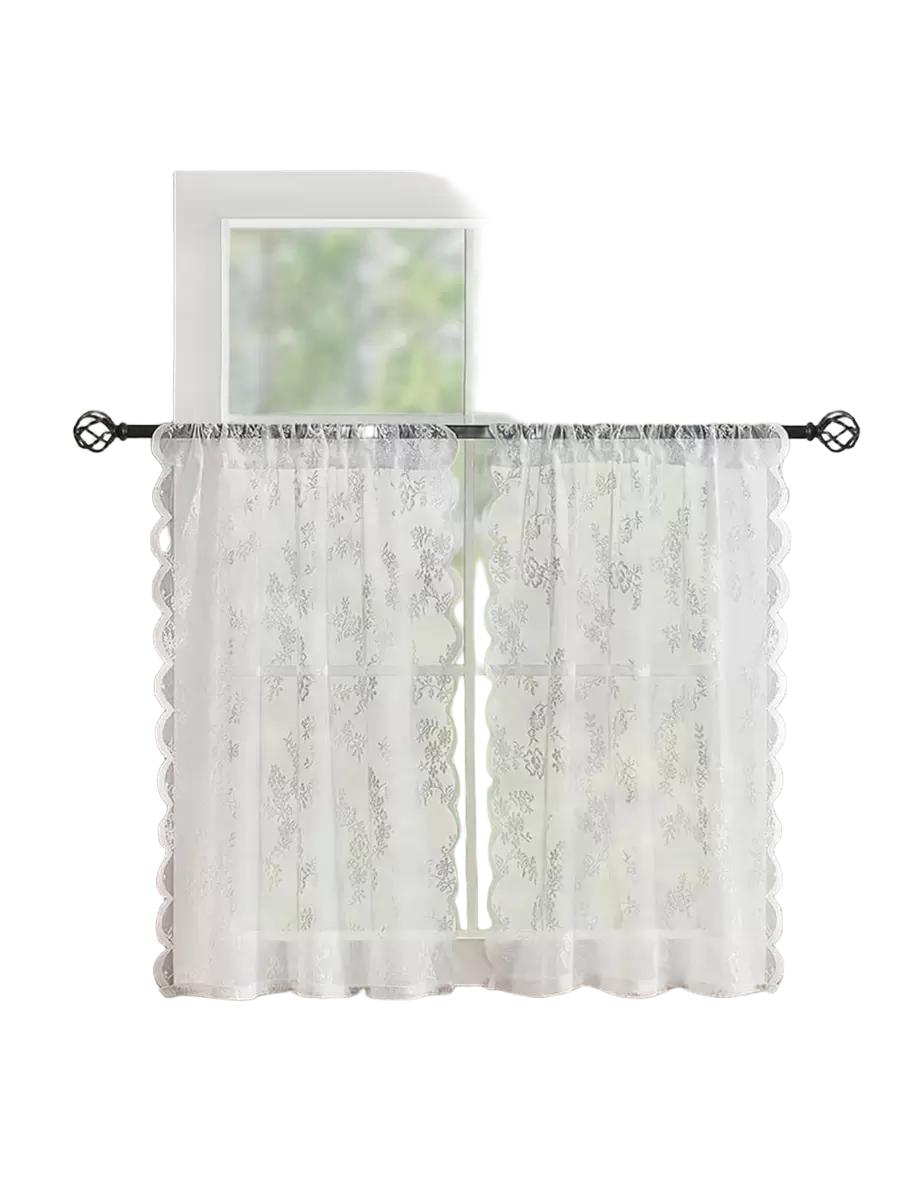 SHEIN BIAŁA ZASŁONKA KORONKA S07__71X60
