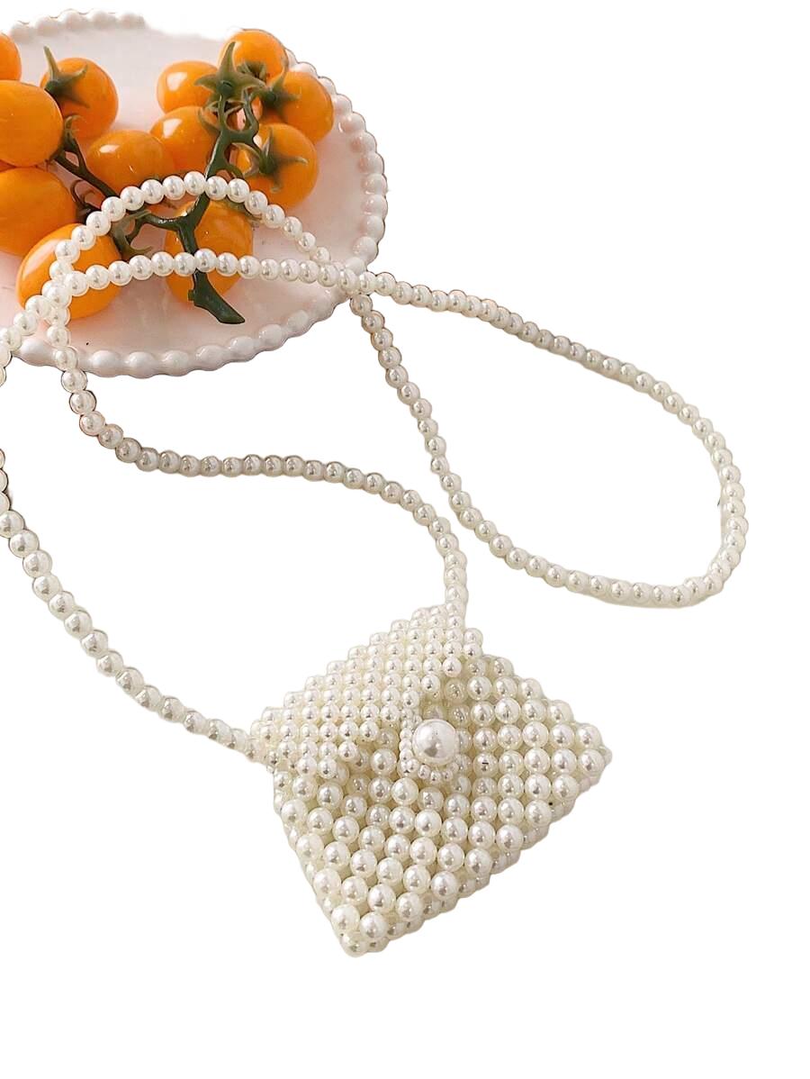 SHEIN MINI TOREBKA PEREŁKI S07__8X10CM