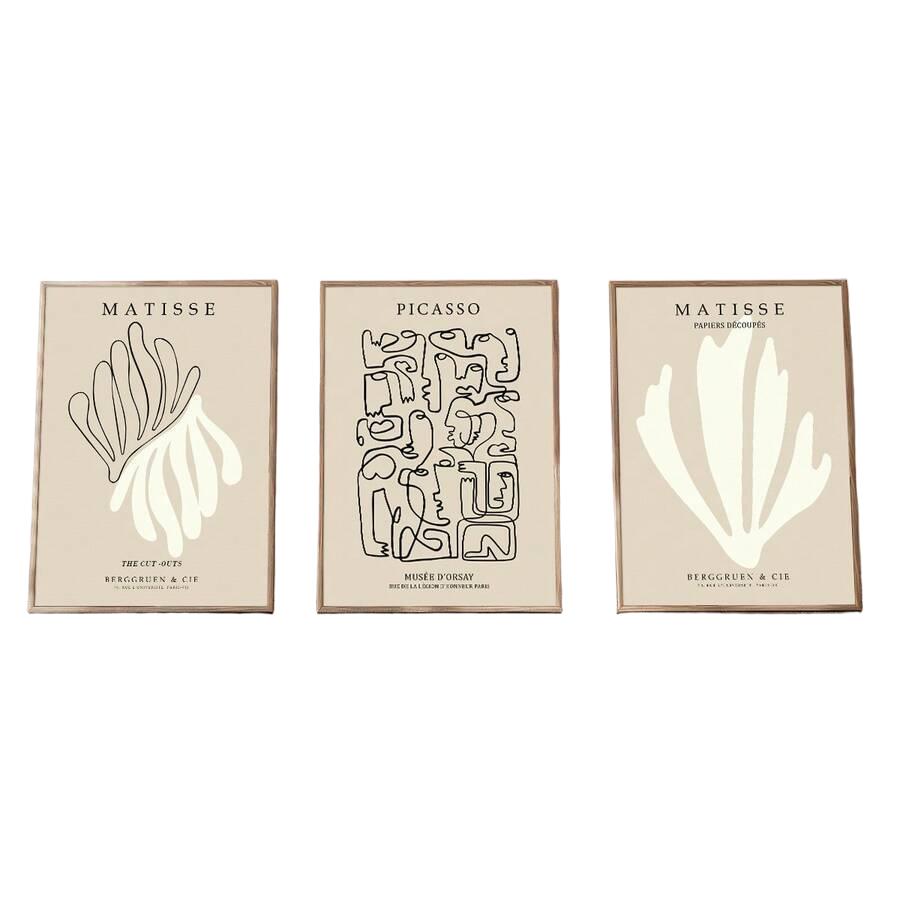 SHEIN OBRAZ NA PŁÓTNIE 3-PACK S07__50X70CM