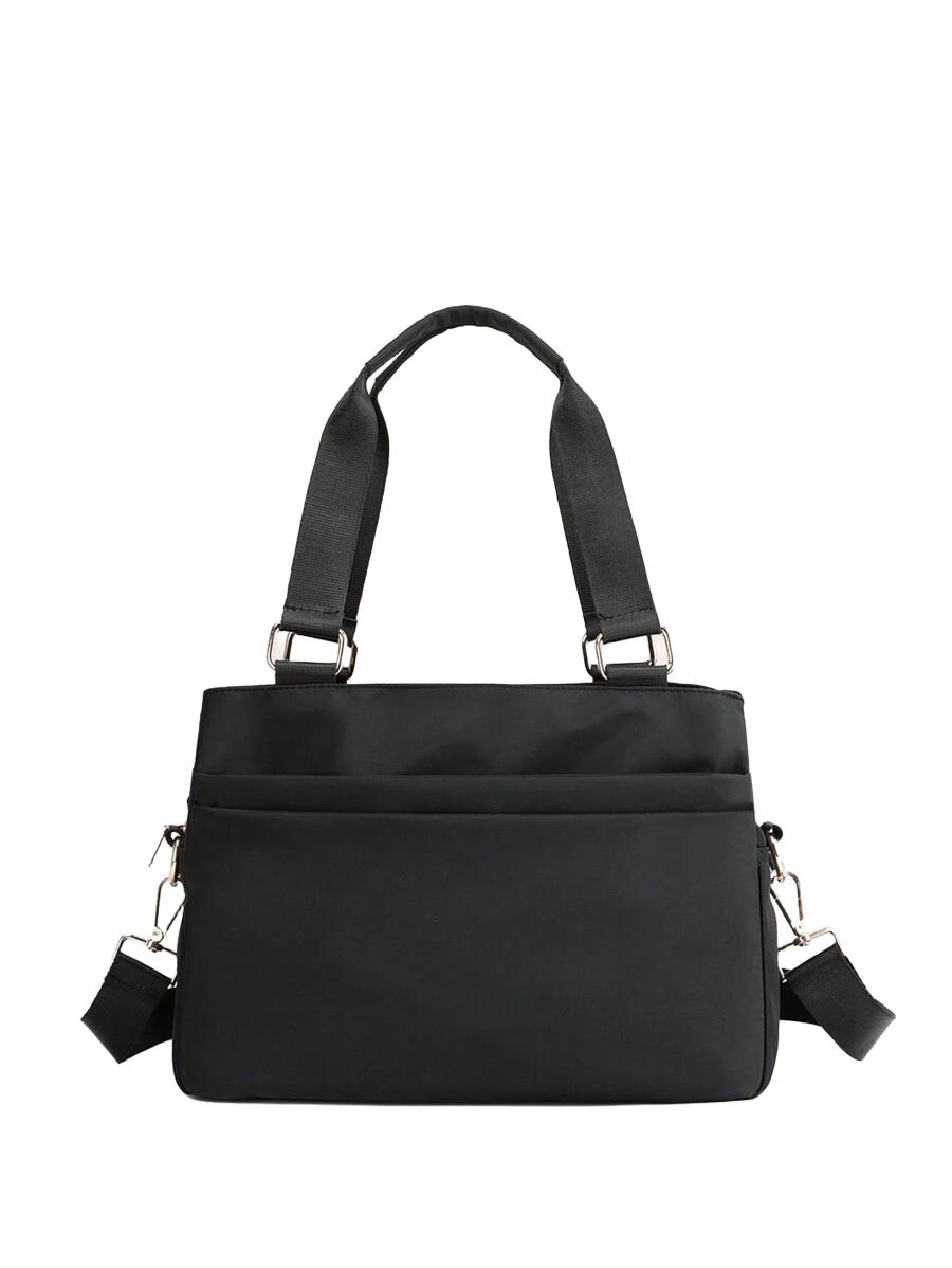 SHEIN CZARNA TOREBKA ZAMEK S07__30X10X22