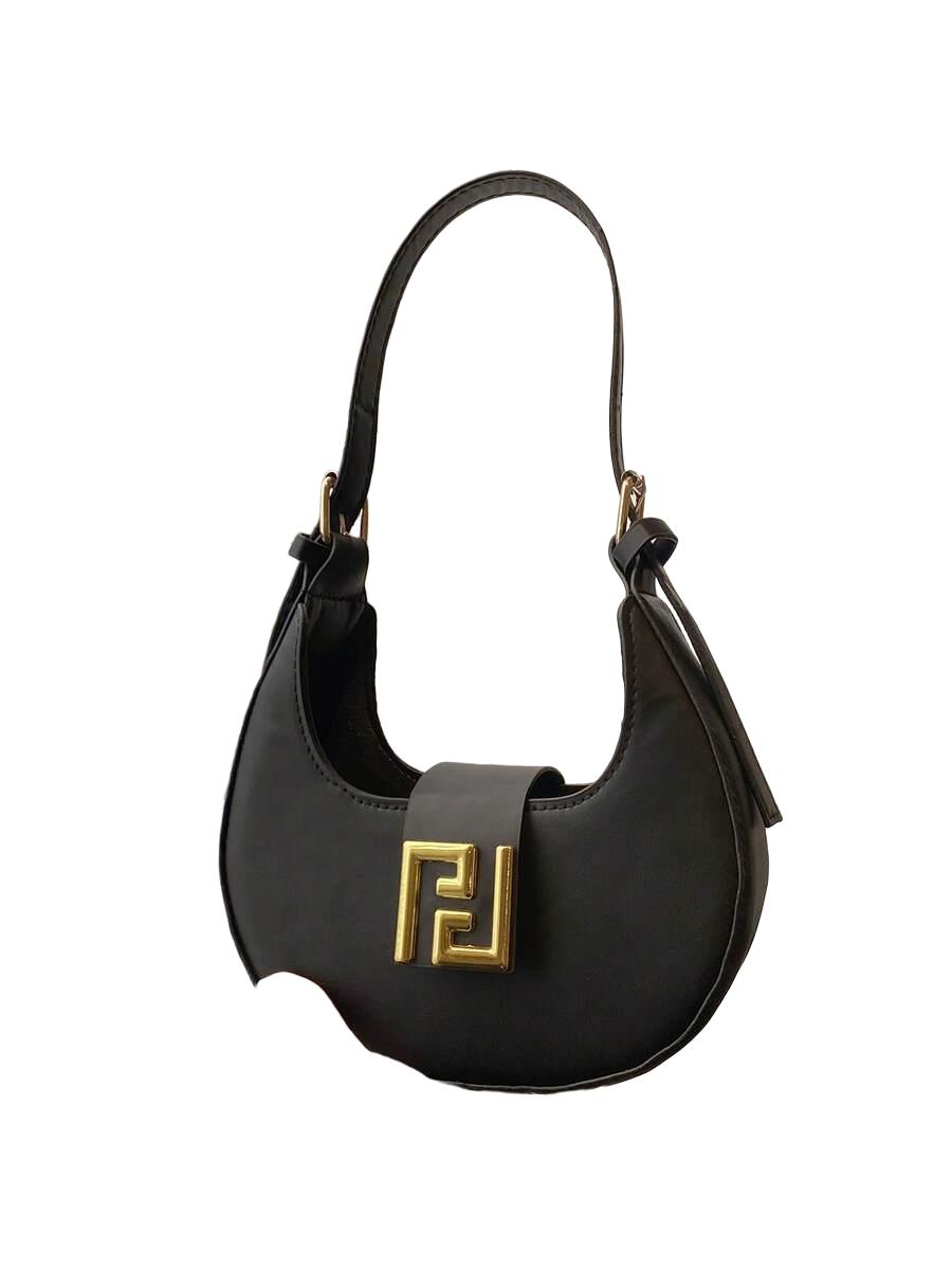 SHEIN CZARNA TOREBKA NA RAMIĘ S07__19X5,5X16