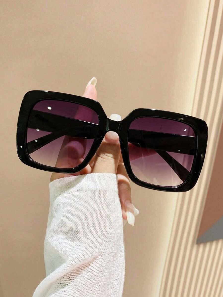 SHEIN CZARNE OKULARY PRZECIWSŁONECZNE S07