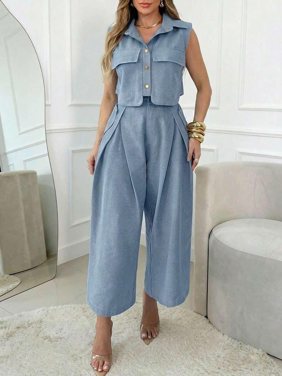 SHEIN SPODNIE PROSTA NOGAWKA S09__L