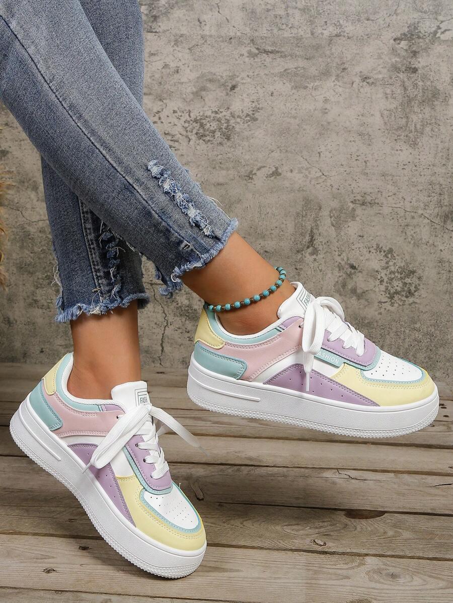 SHEIN SZNUROWANE BUTY SPORTOWE S06__38