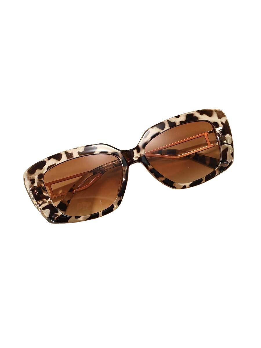 SHEIN OKULARY PRZECIWSŁONECZNE ANIMAL PRINT S07