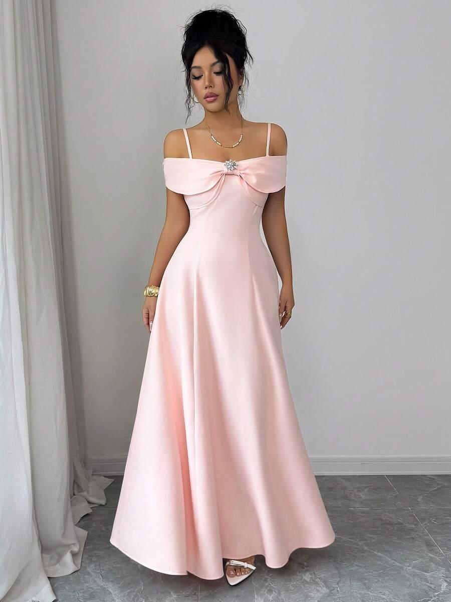 RAFFERIZA RÓŻOWA SUKIENKA MAXI S06__M