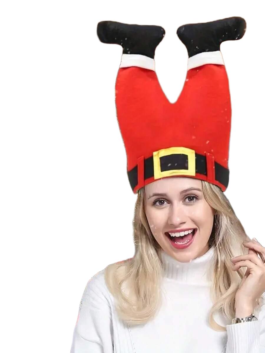 SHEIN CZAPKA SPODNIE MIKOŁAJA BDD__58-60