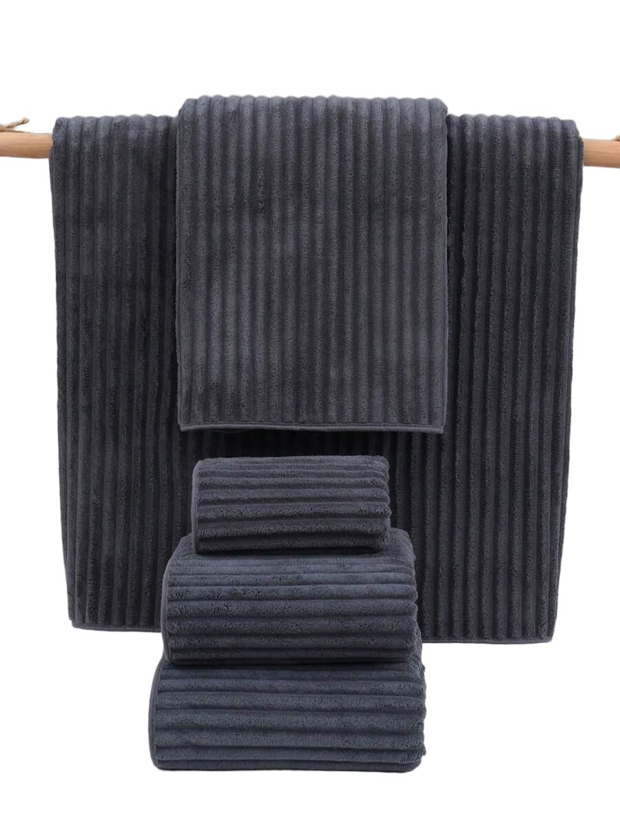 SHEIN SZARY RĘCZNIK KĄPIELOWY S07__50X90