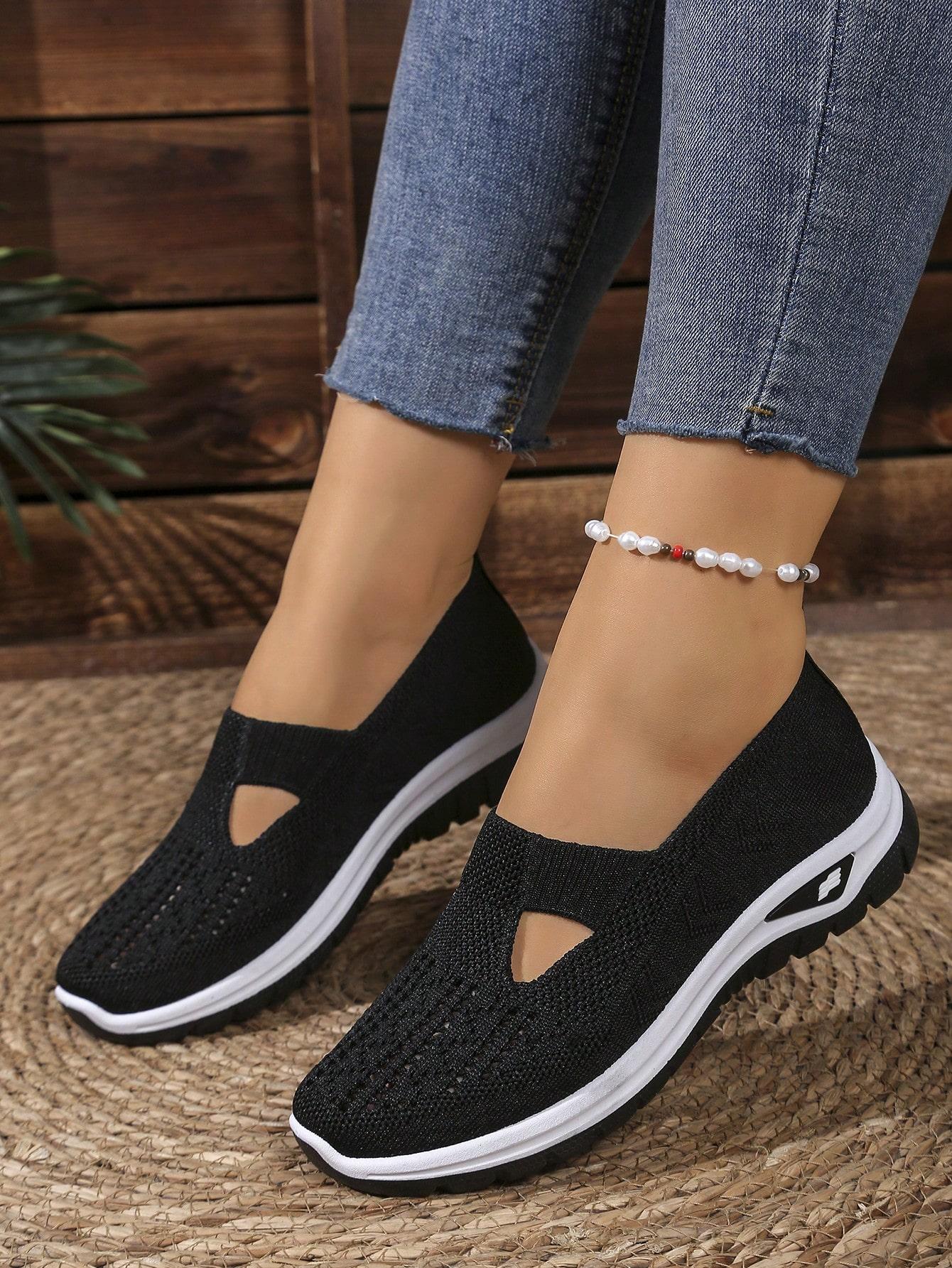 SHEIN CZARNE SIATECZKOWE BUTY SPORTOWE S06__39,5