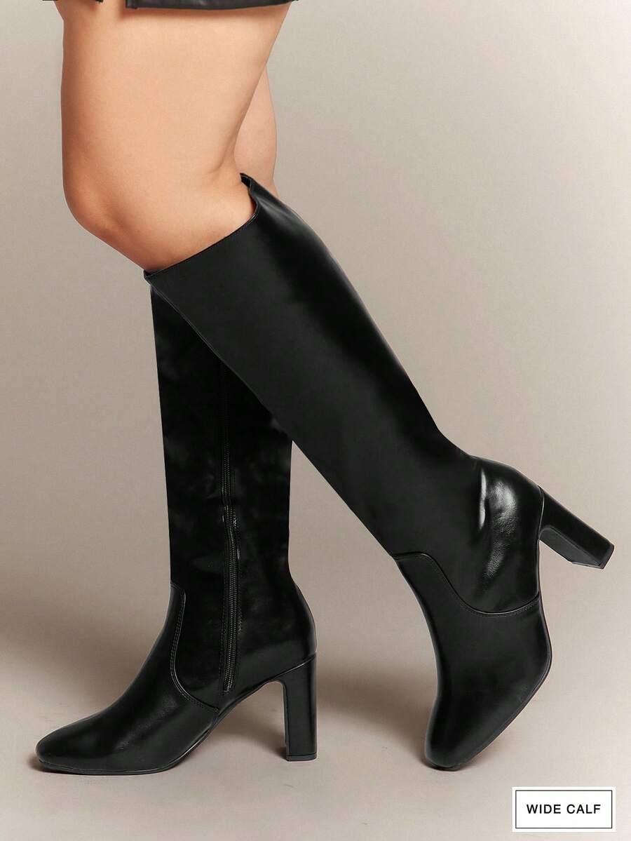 SHEIN CZARNE KOZAKI OBCAS W01__39,5