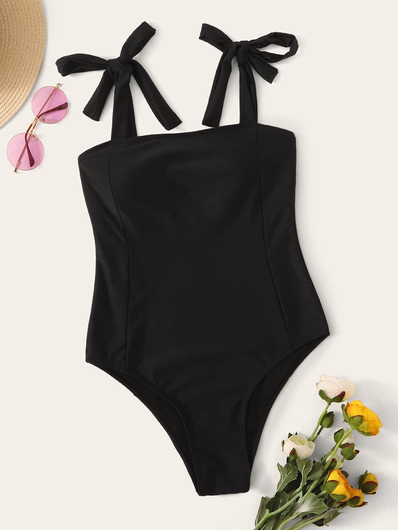 SHEIN JEDNOCZĘŚCIOWY STRÓJ KĄPIELOWY S09__L