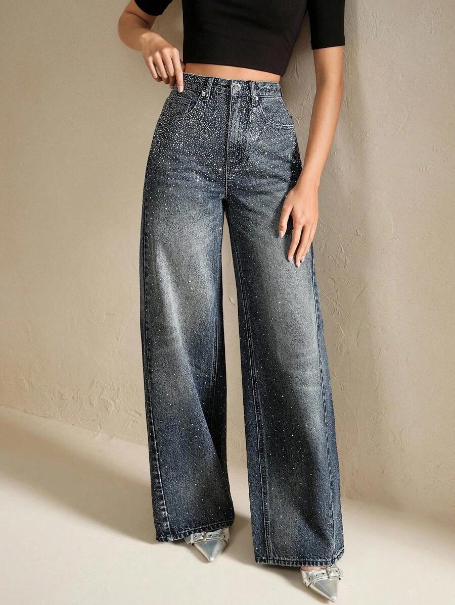 ANEWSTA SPODNIE JEANS KIESZENIE S06__S