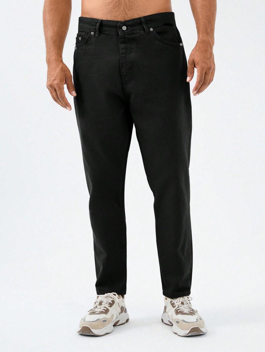 SHEIN CZARNE SPODNIE JEANS S09__S