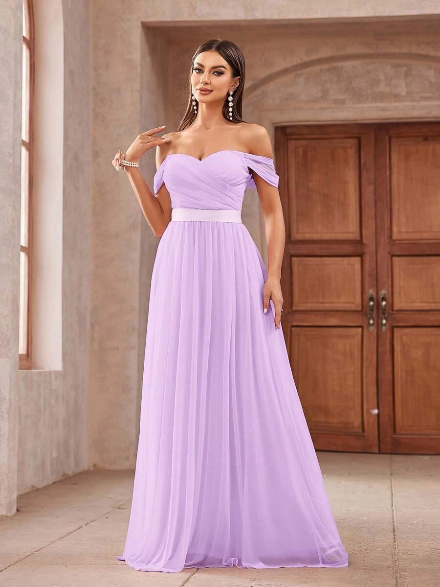 AUREIA FIOLETOWA MAXI SUKIENKA S06__M