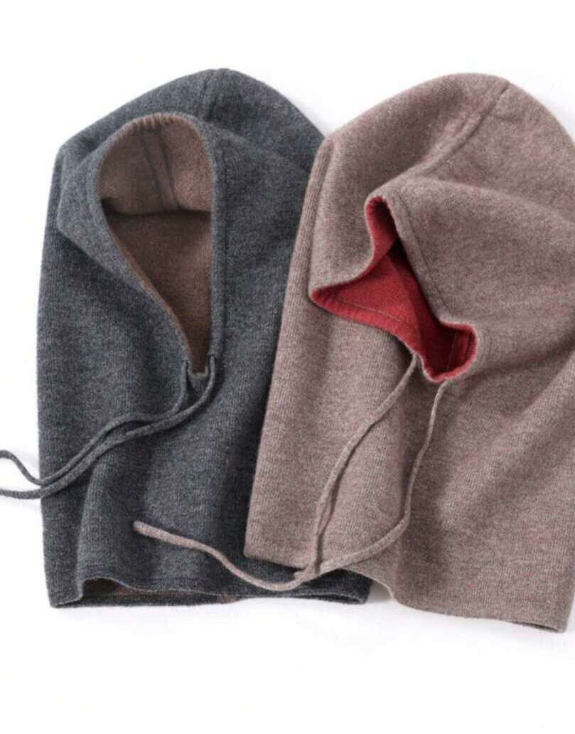 SHEIN SZARY KAPTUR BACLAVA W01__OS