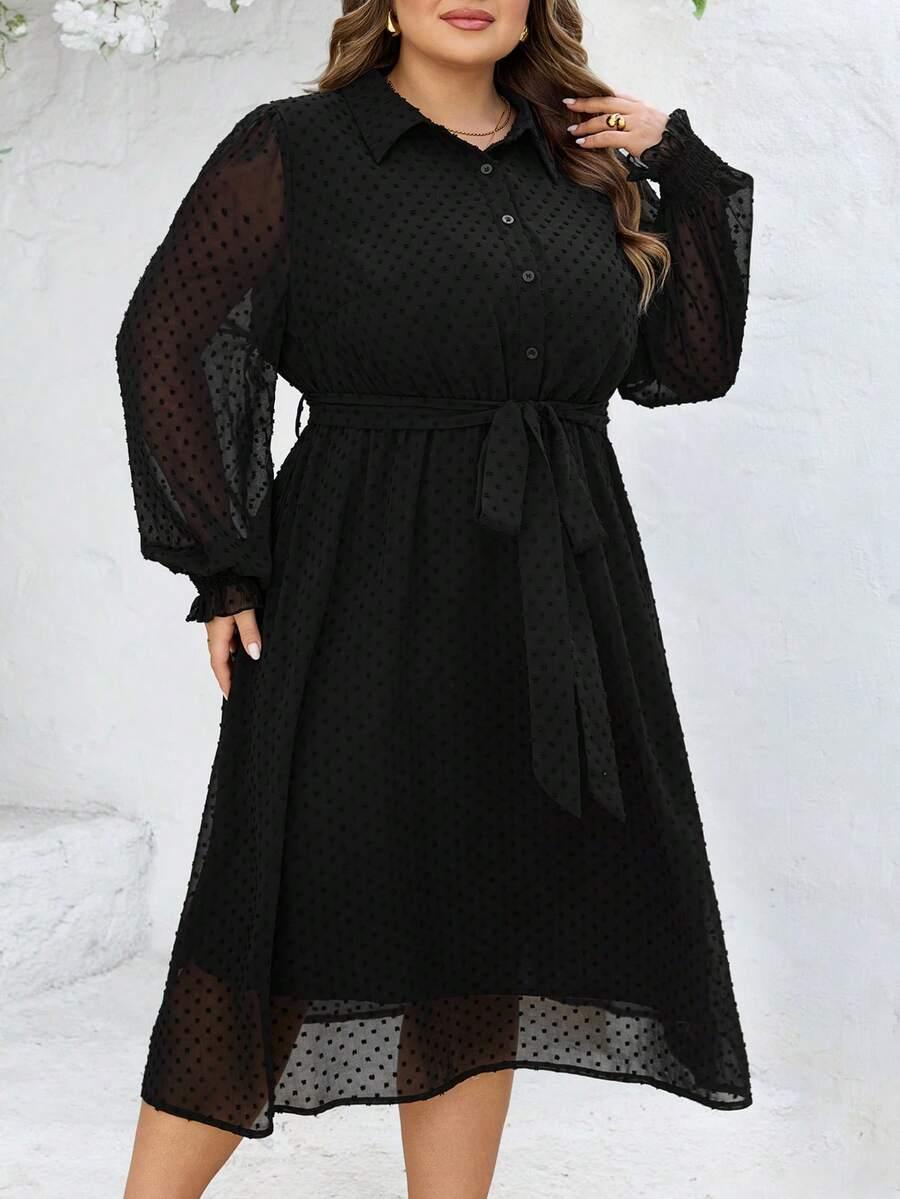 SHEIN CZARNA SUKIENKA DŁUGI RĘKAW S06__56
