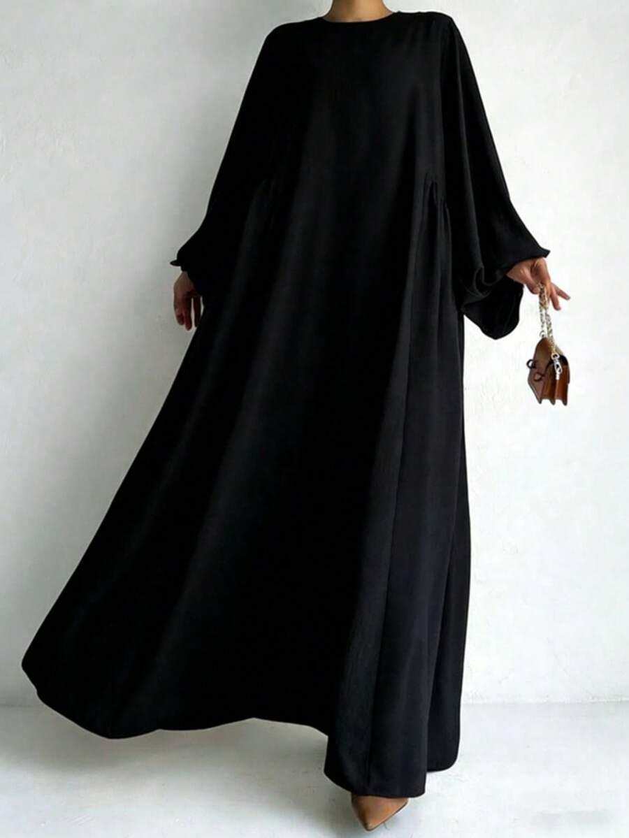 SHEIN CZARNA MAXI SUKIENKA S06__L