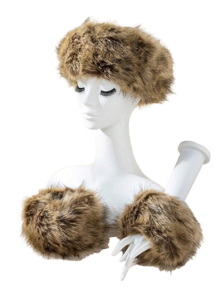 SHEIN KOMPLET OPASKA OCIEPLACZE NA RĘCE W01__56