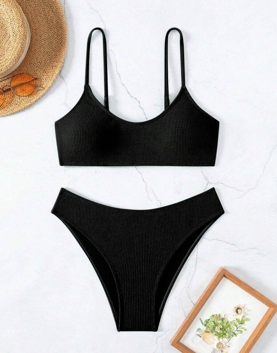 SHEIN DWUCZĘŚCIOWY STRÓJ KĄPIELOWY S09__M