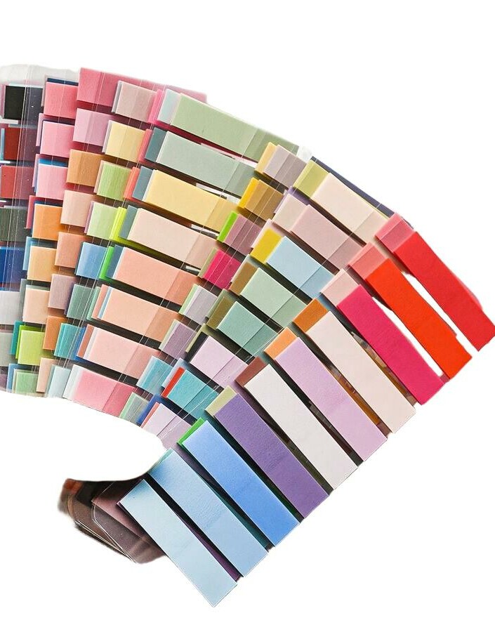 SHEIN KOLOROWE KARTECZKI SAMOPRZYLEPNE 6-PACK S07__1200SZT