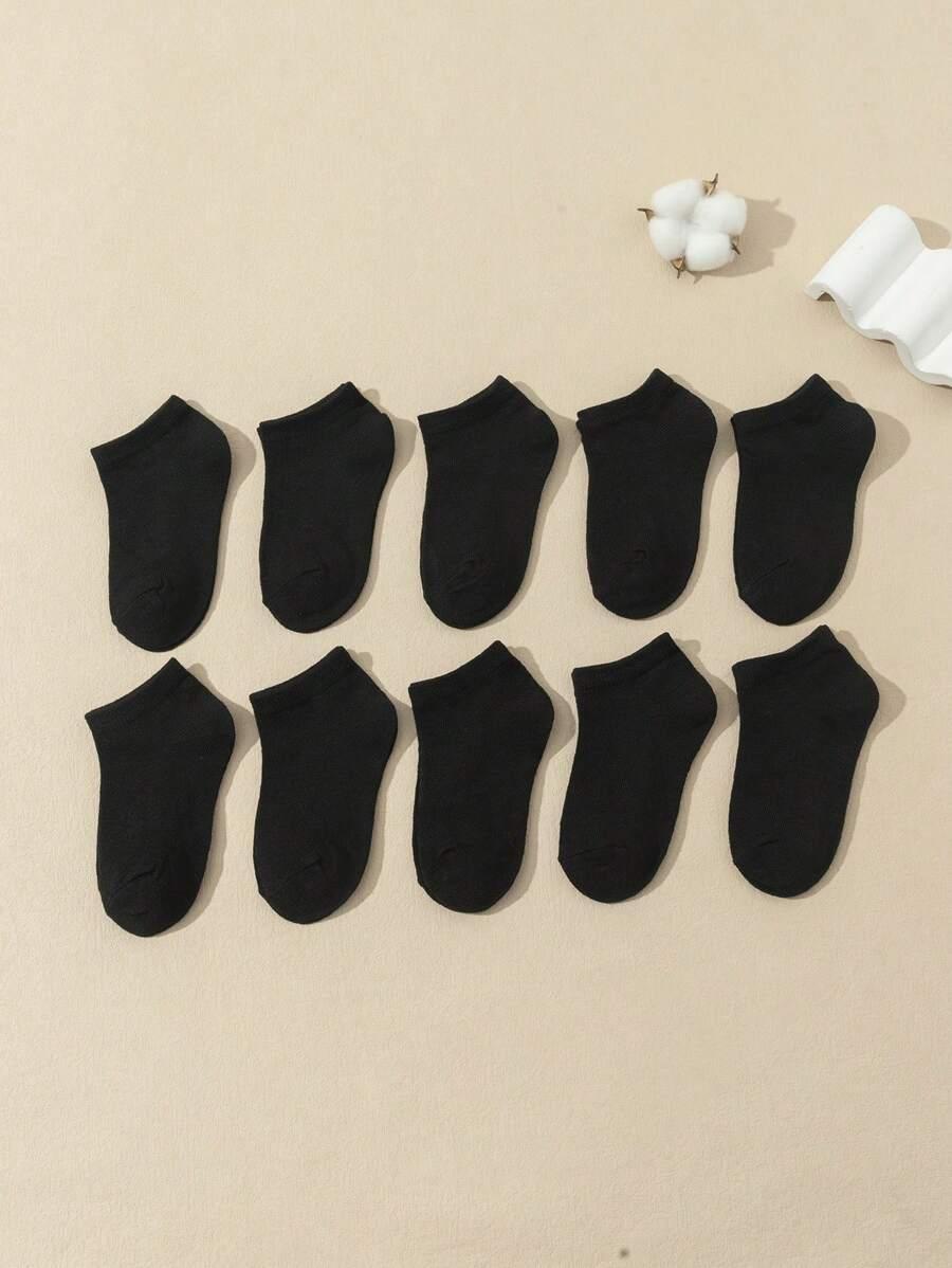 SHEIN CZARNE SKARPETY 10-PACK S06__22