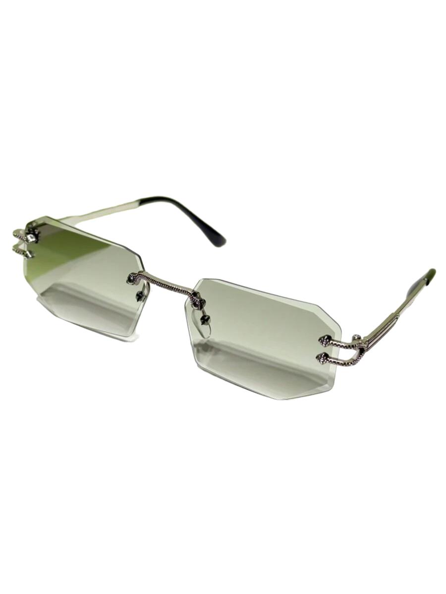 SHEIN ZIELONE OKULARY PRZECIWSŁONECZNE S07